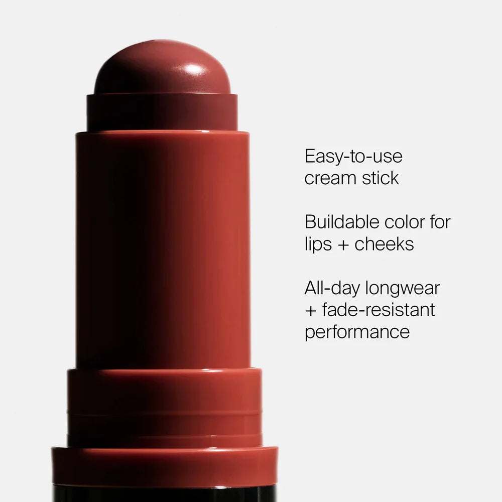 Haus Labs Color Fuse Glassy Blush Balm Stick - Blush