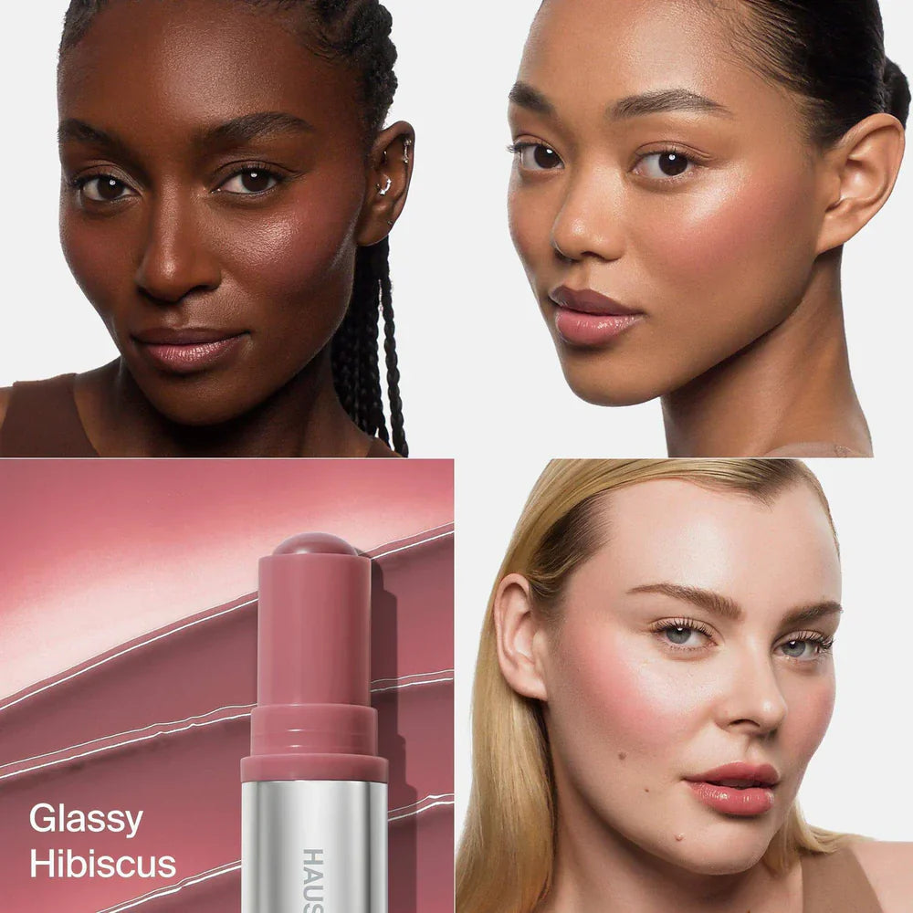 Haus Labs Color Fuse Glassy Blush Balm Stick - Blush