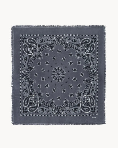 KUJTEN   Large   Bandana   Hachiko   Bico   Flannel   Gray