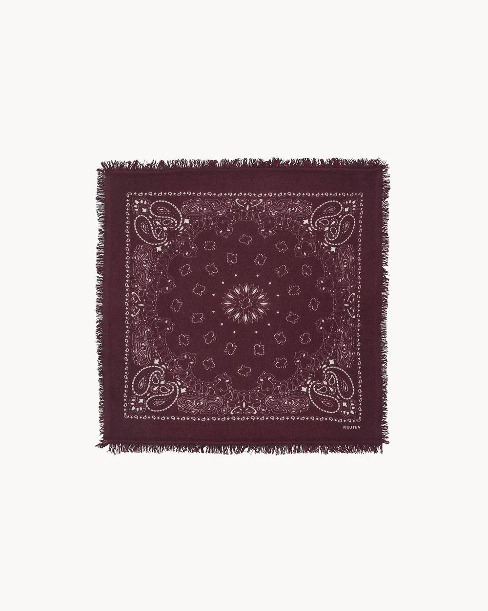 KUJTEN   Small   Bandana   Hachi   Burgundy